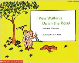 walking down the road rhyming book